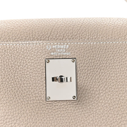 Hermes Togo Horseshoe Shoulder Kelly 42 Gris Tourterelle 7 of 11