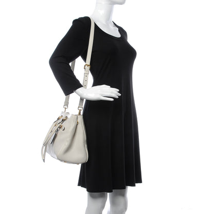 Prada Vitello Daino Top Handle Tote White 3 of 15