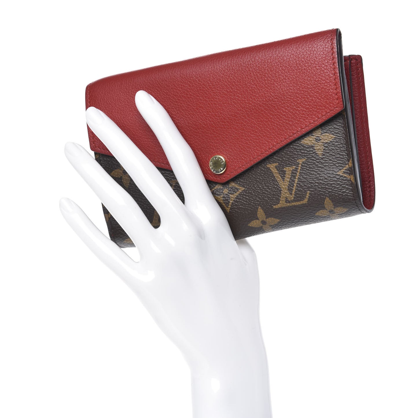 Monogram Pallas Compact Wallet Cherry