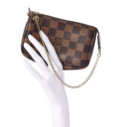Louis Vuitton Damier Ebene Mini Pochette Accessories 2 of 8