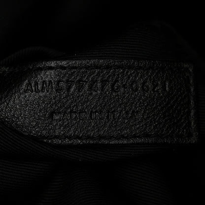 Saint Laurent Lambskin Quilted Monogram Monochrome Small Loulou Puffer Chain Satchel Black 6 of 10