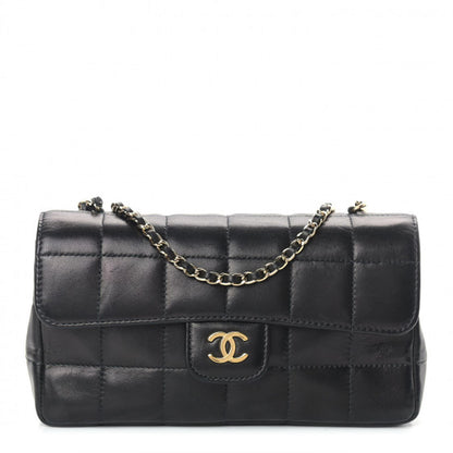 Chanel Lambskin Quilted Mini Chocolate Bar Flap Black 1 of 12
