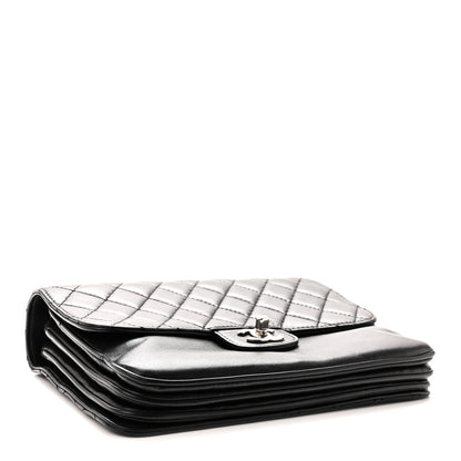 Chanel Calfskin Medium Clam's Pocket Flap Black 4 of 10