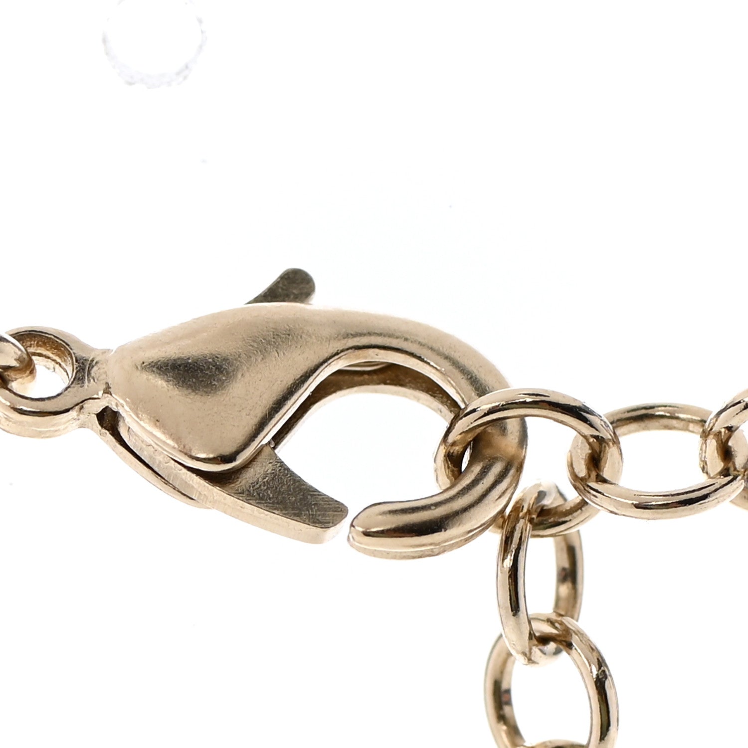 Chanel Crystal Pearl CC Choker Gold Pink Gold 5 of 7