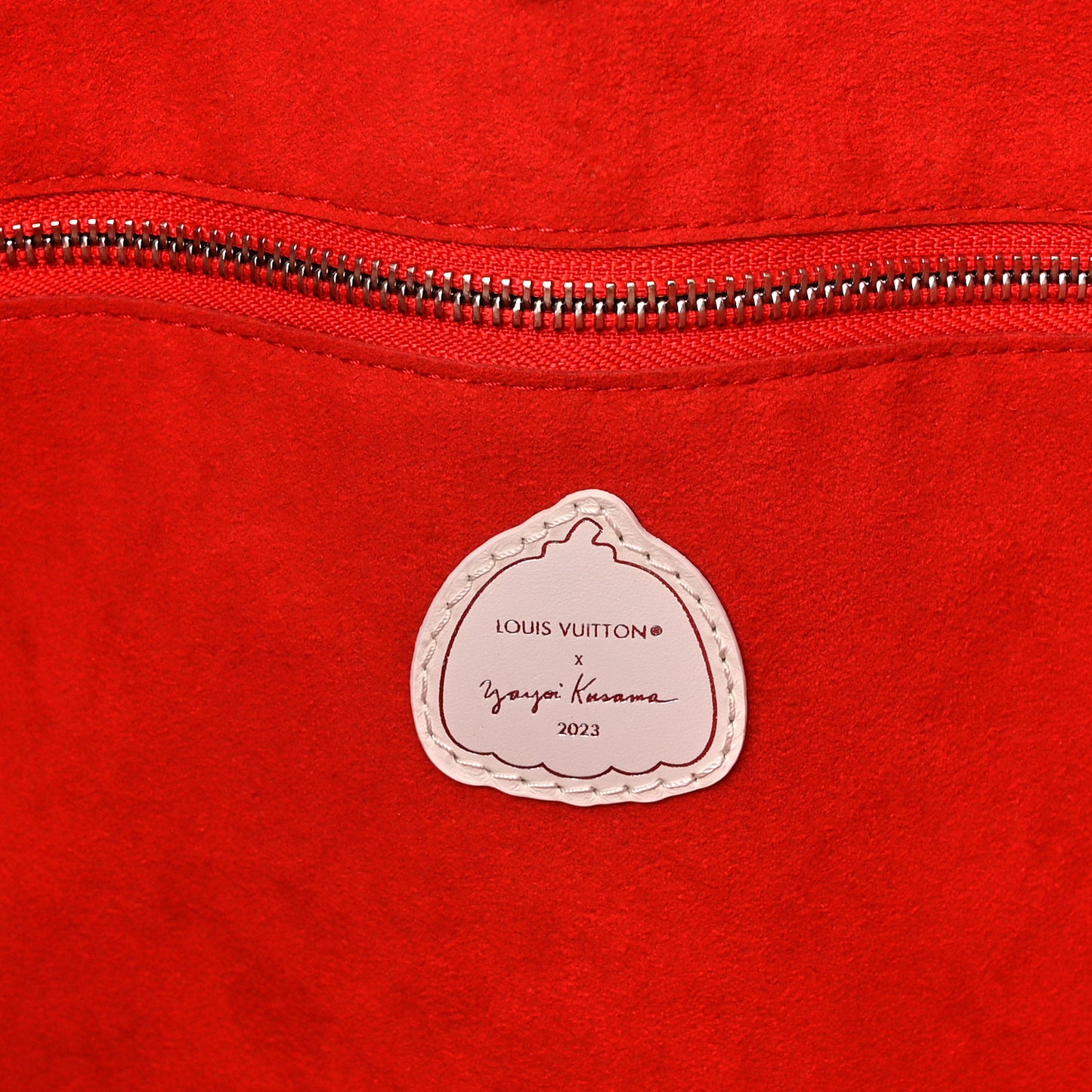 LV X YK Empreinte Infinity Dots Neverfull MM Rouge White