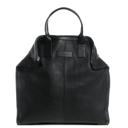 Alexander McQueen Lambskin Large De Manta Tote Black 1 of 9