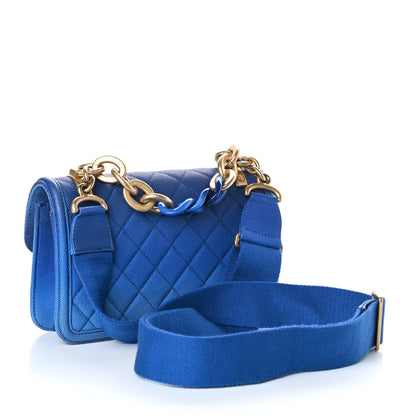 Chanel Caviar Quilted Small Sunset On The Sea Flap Blue 3 of 10