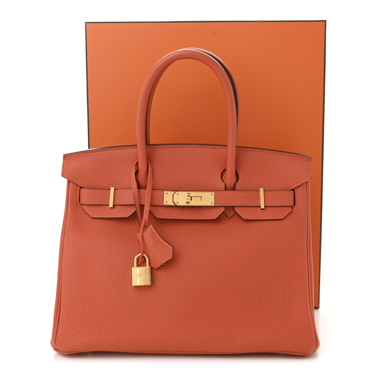 Hermes Togo Birkin 30 Feu 11 of 11