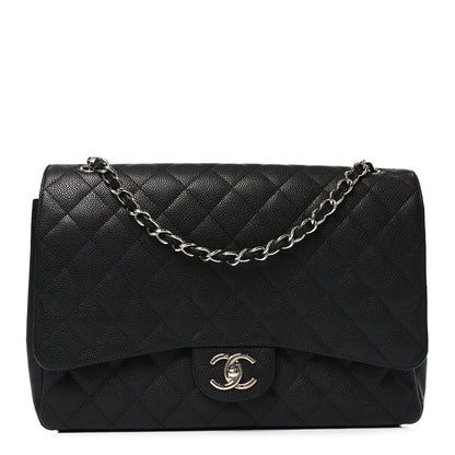 Chanel Caviar Quilted Maxi Double Flap Black 1 of 11