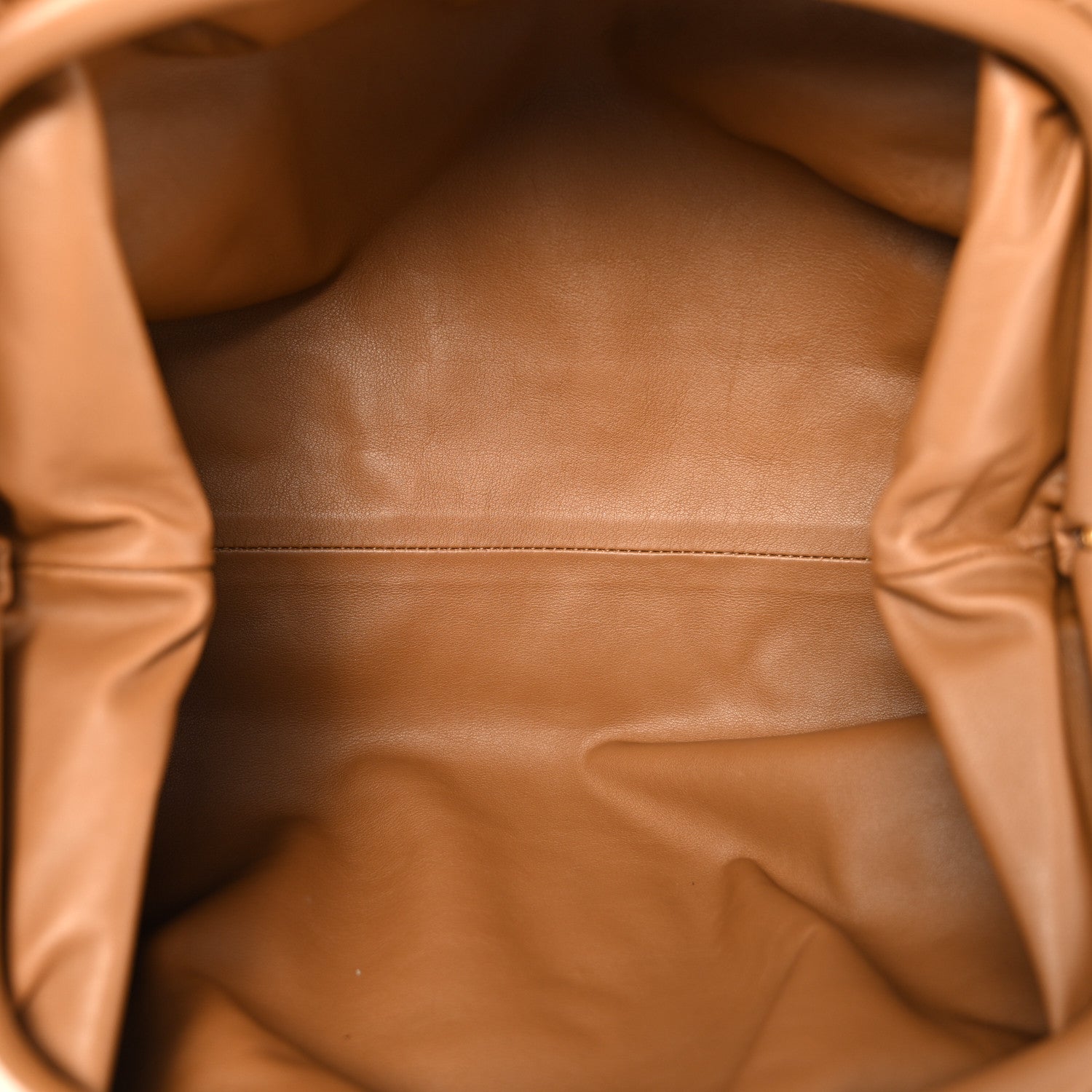 Bottega Veneta Smooth Butter Calf The Pouch Oversized Clutch Cammello 5 of 10