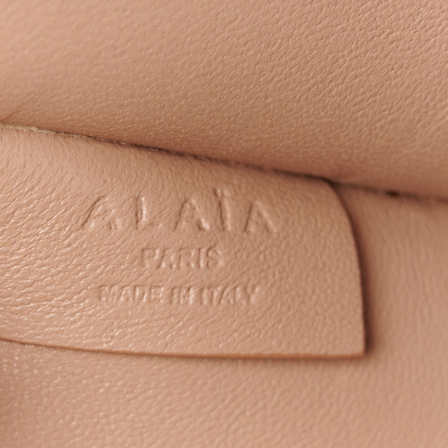 Alaia Calfskin Vienne Laser Cut Envelope Clutch Poudre 6 of 7