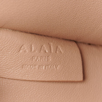 Alaia Calfskin Vienne Laser Cut Envelope Clutch Poudre 6 of 7