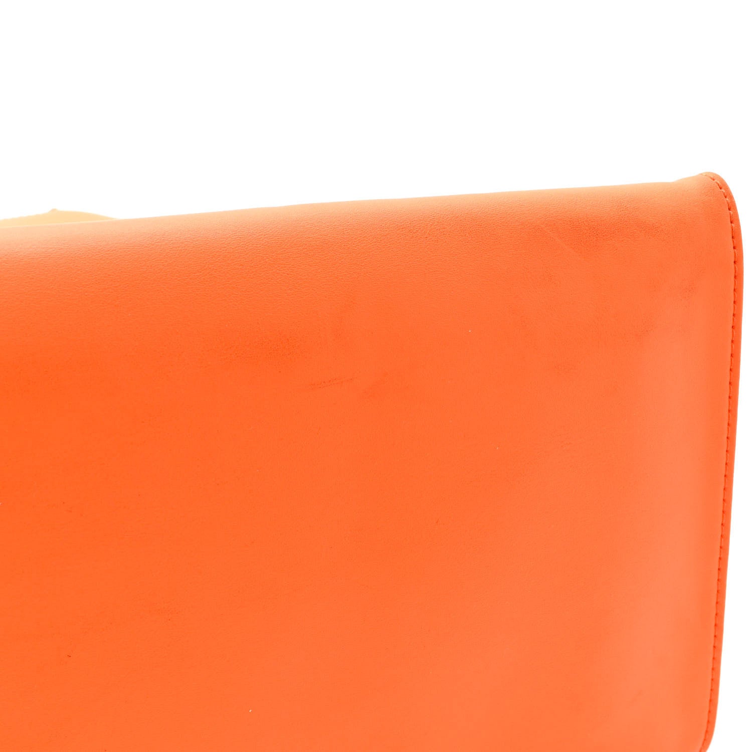 Telfar Vegan Leather Large Shopping Bag Orange 13 of 18