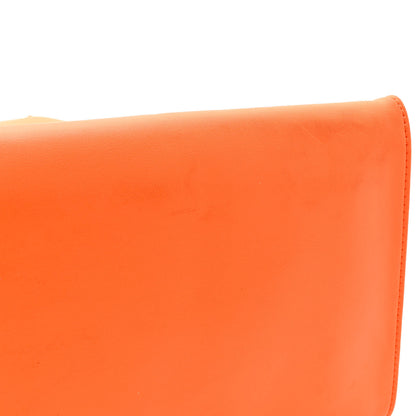 Telfar Vegan Leather Large Shopping Bag Orange 13 of 18