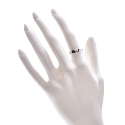 Cartier 18K White Gold 3.5mm LOVE Wedding Band Ring 50 5.25 2 of 5