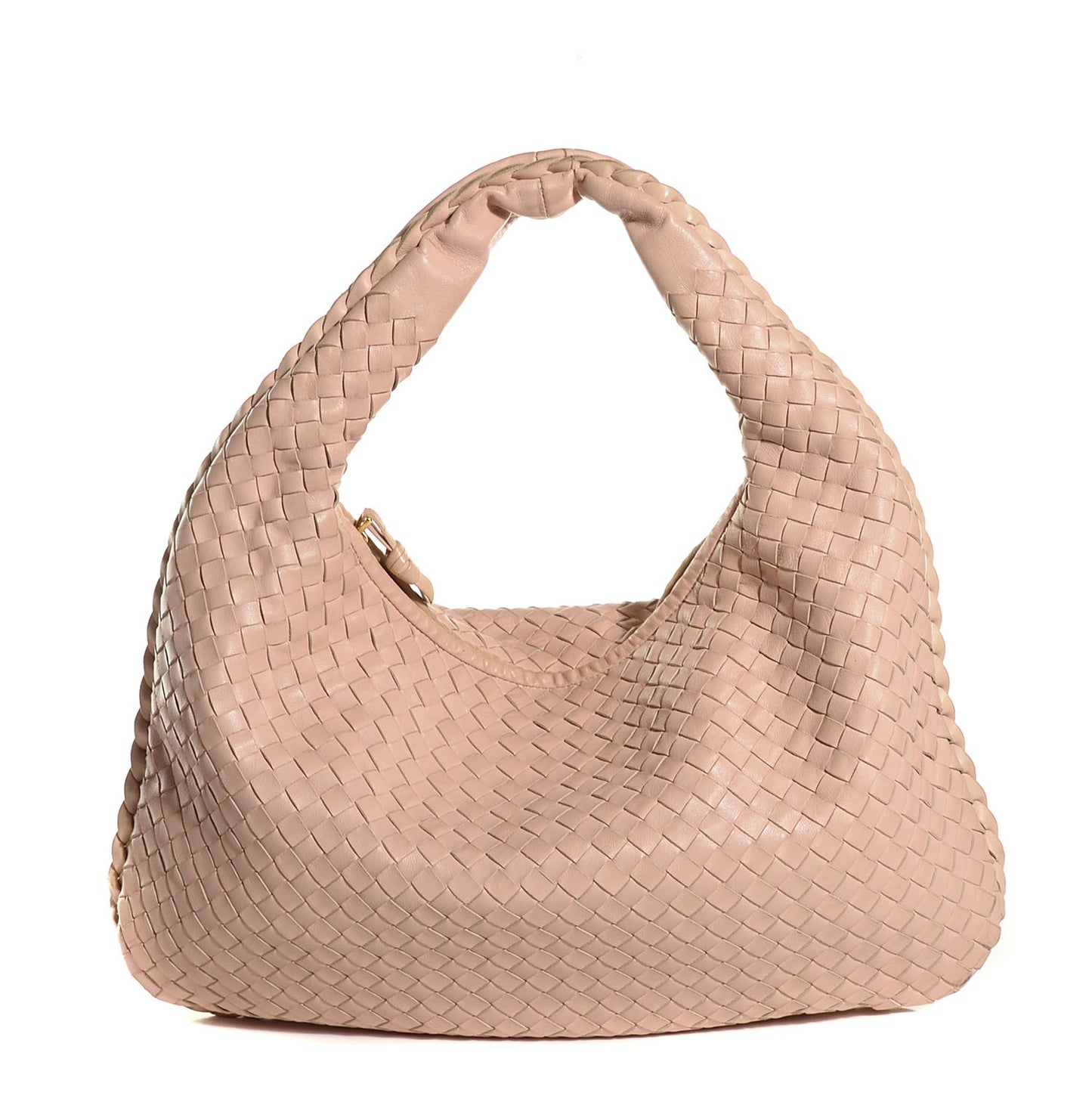 Nappa Intrecciato Medium Veneta Hobo Lotus