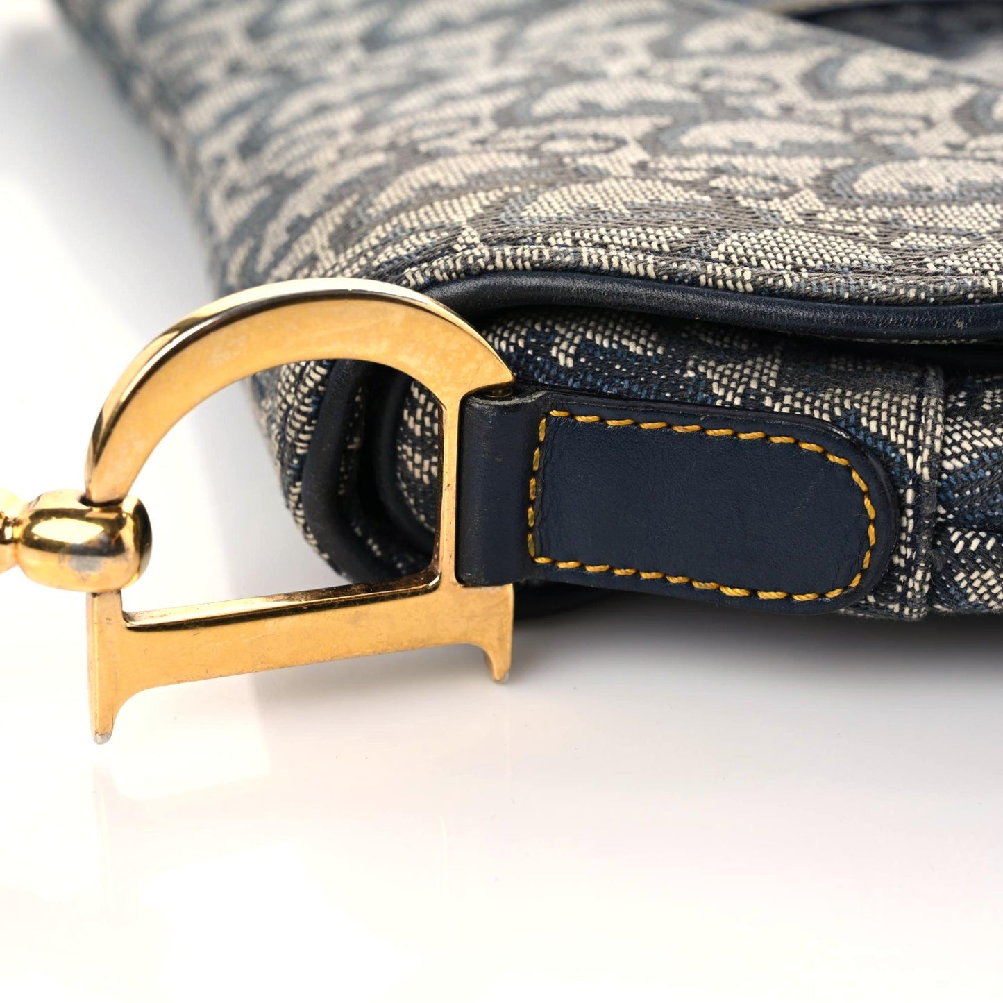 Monogram Saddle Bag Blue