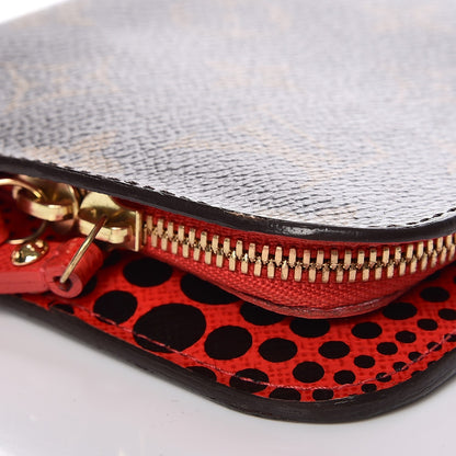 Louis Vuitton Monogram Kusama Waves Insolite Wallet Red 8 of 9