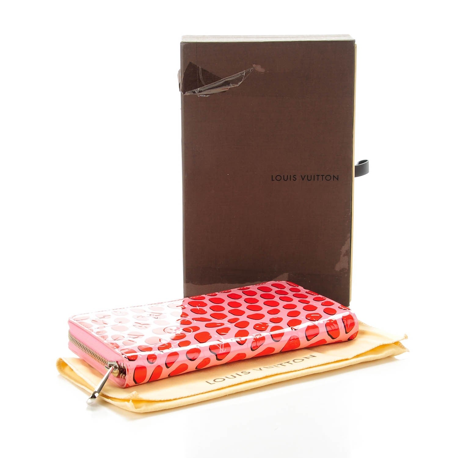 Louis Vuitton Vernis Jungle Dots Zippy Wallet Sugar Pink Poppy 4 of 7