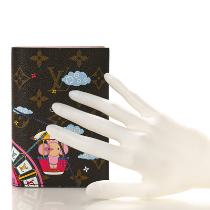 Louis Vuitton Monogram 2020 Christmas Animation Big Wheel Passport Cover Rose Ballerine 2 of 9