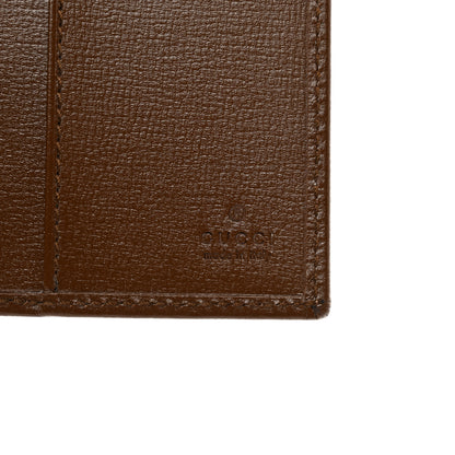 Gucci GG Supreme Monogram Azalea Calfskin Passport Case On Strap Beige 6 of 7