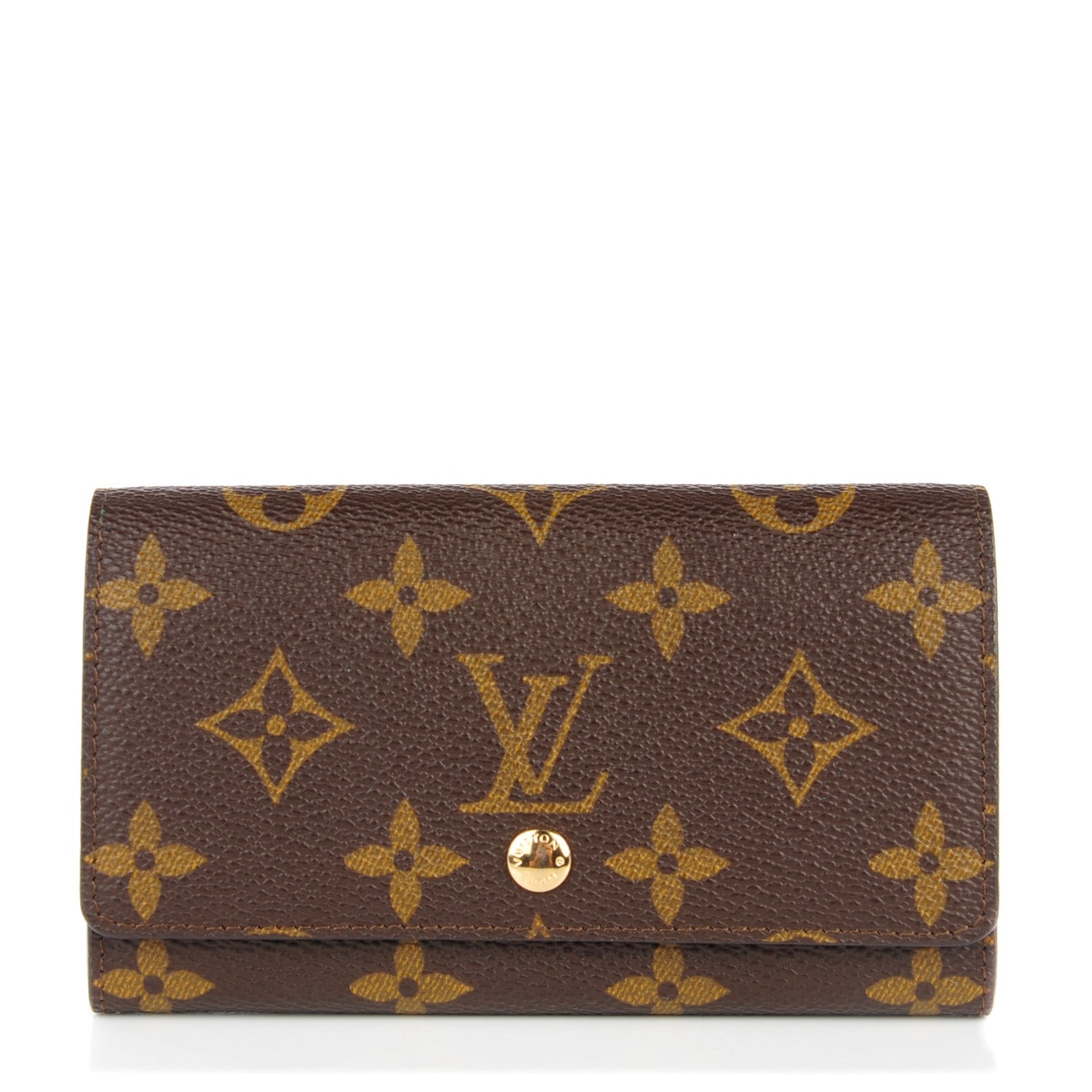 Louis Vuitton Monogram Porte-Monnaie Billets Tresor Wallet 1 of 8