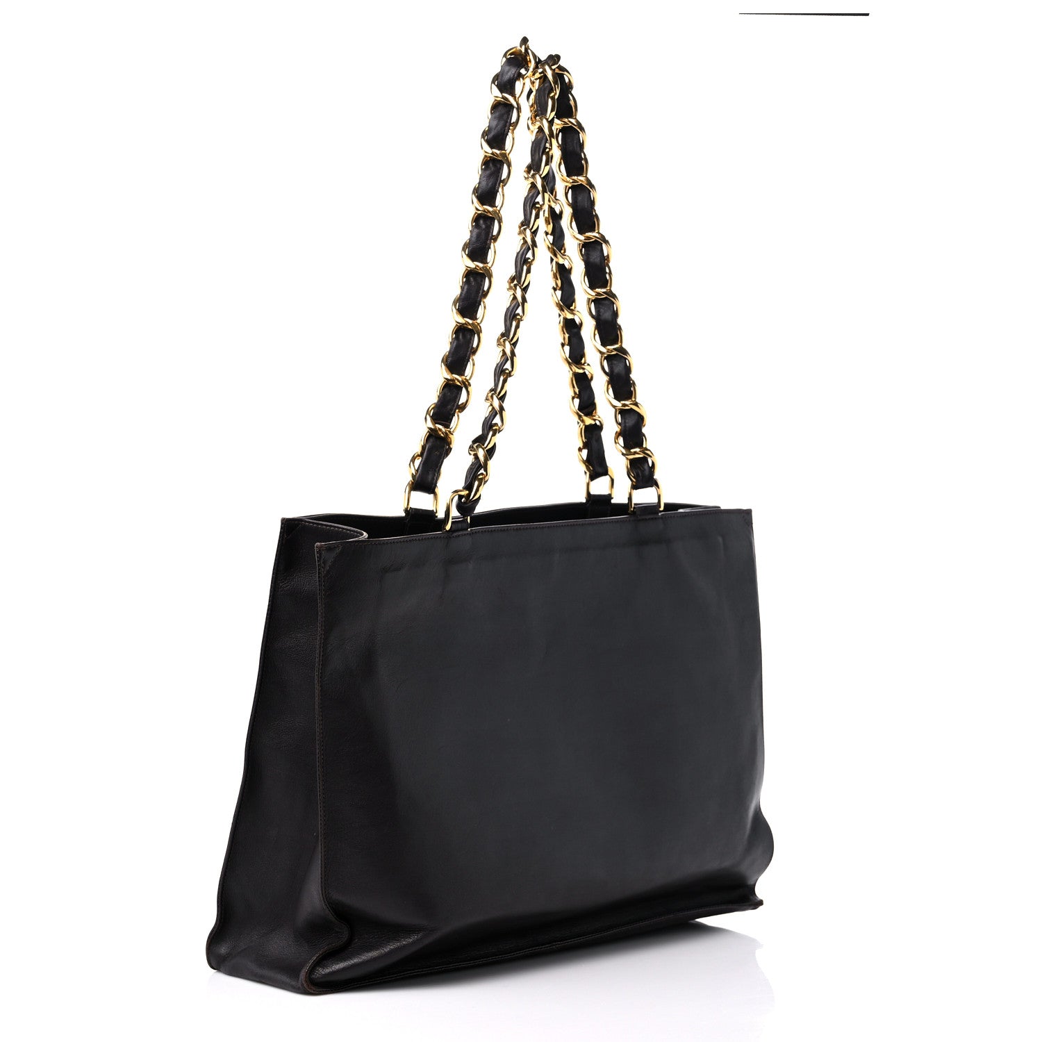 Chanel Lambskin CC Tote Brown 3 of 18