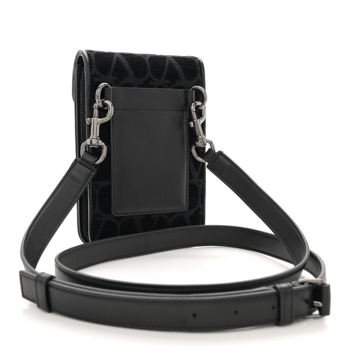 Toile Iconographe Vlogo Mini Loco Crossbody Bag Black