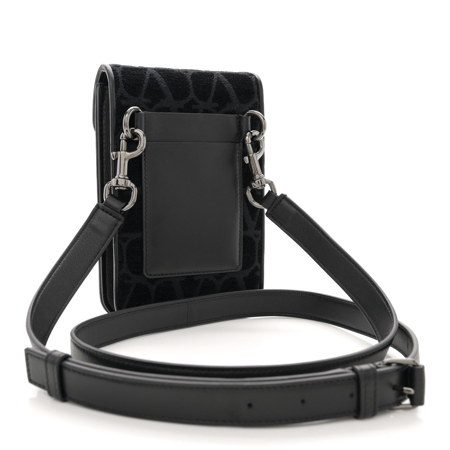 Valentino Garavani Toile Iconographe Vlogo Mini Loco Crossbody Bag Black 3 of 11