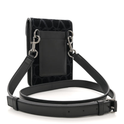 Valentino Garavani Toile Iconographe Vlogo Mini Loco Crossbody Bag Black 3 of 11
