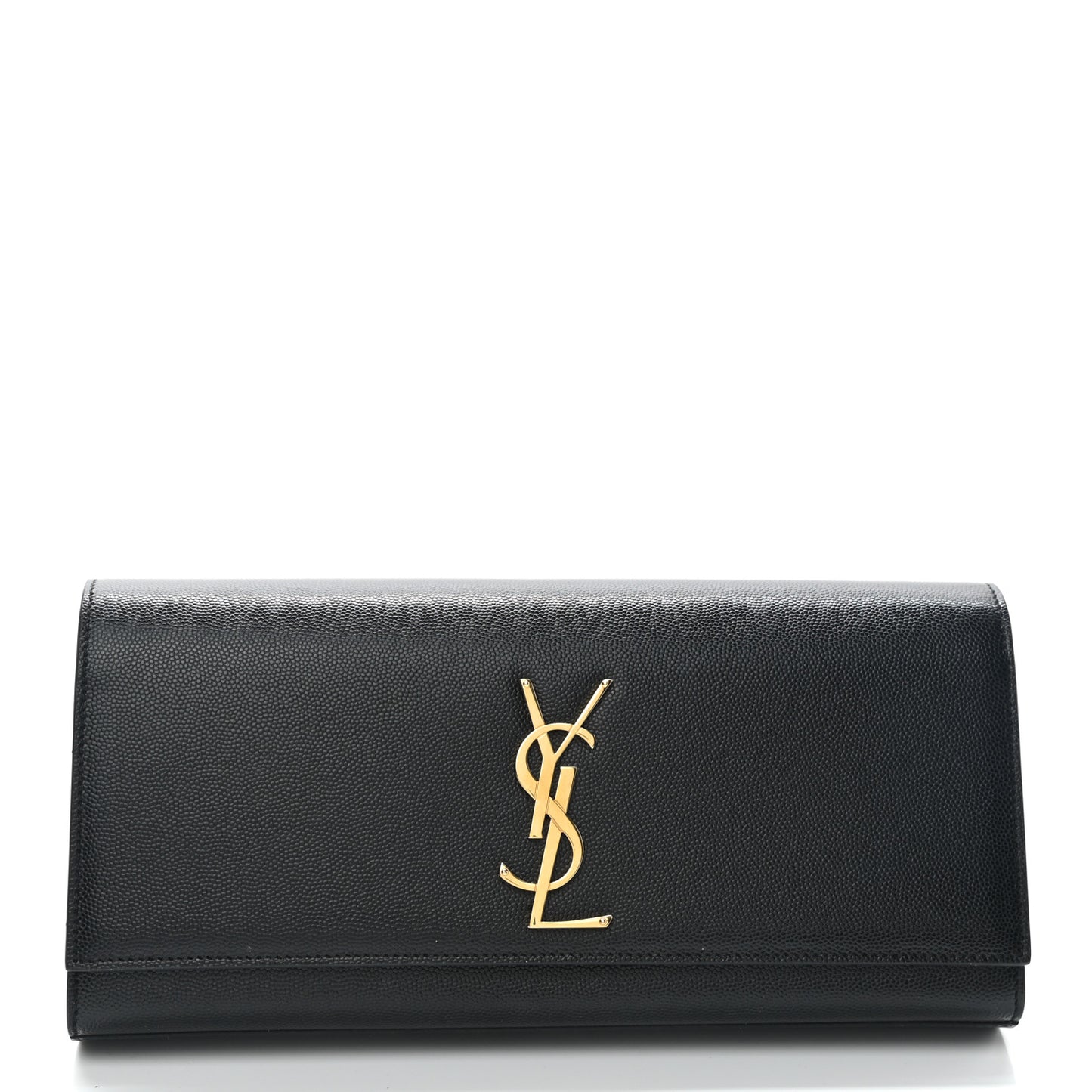 Grain De Poudre Monogram Cassandre Clutch Black