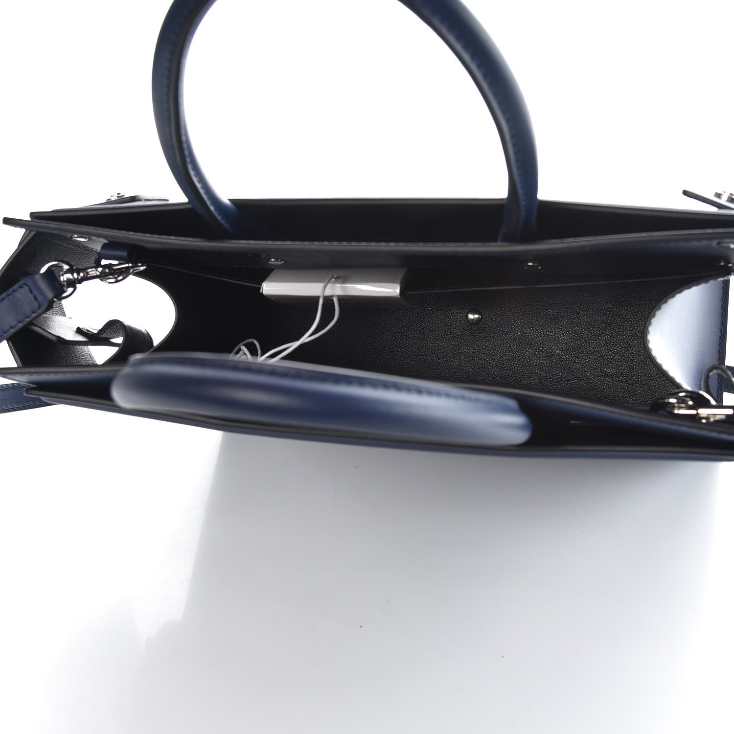 Givenchy Calfskin Small Horizon Satchel Navy 6 of 7