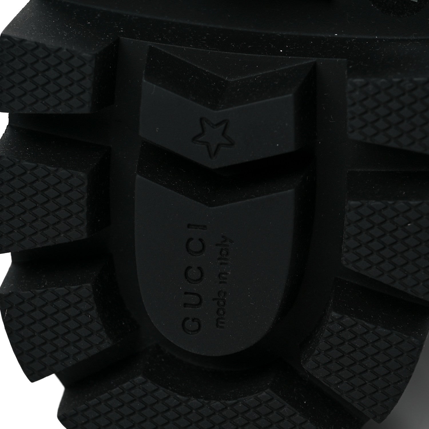 Gucci Nappa Frances GG Matelasse Platform Combat Boots 38.5 Black 6 of 6