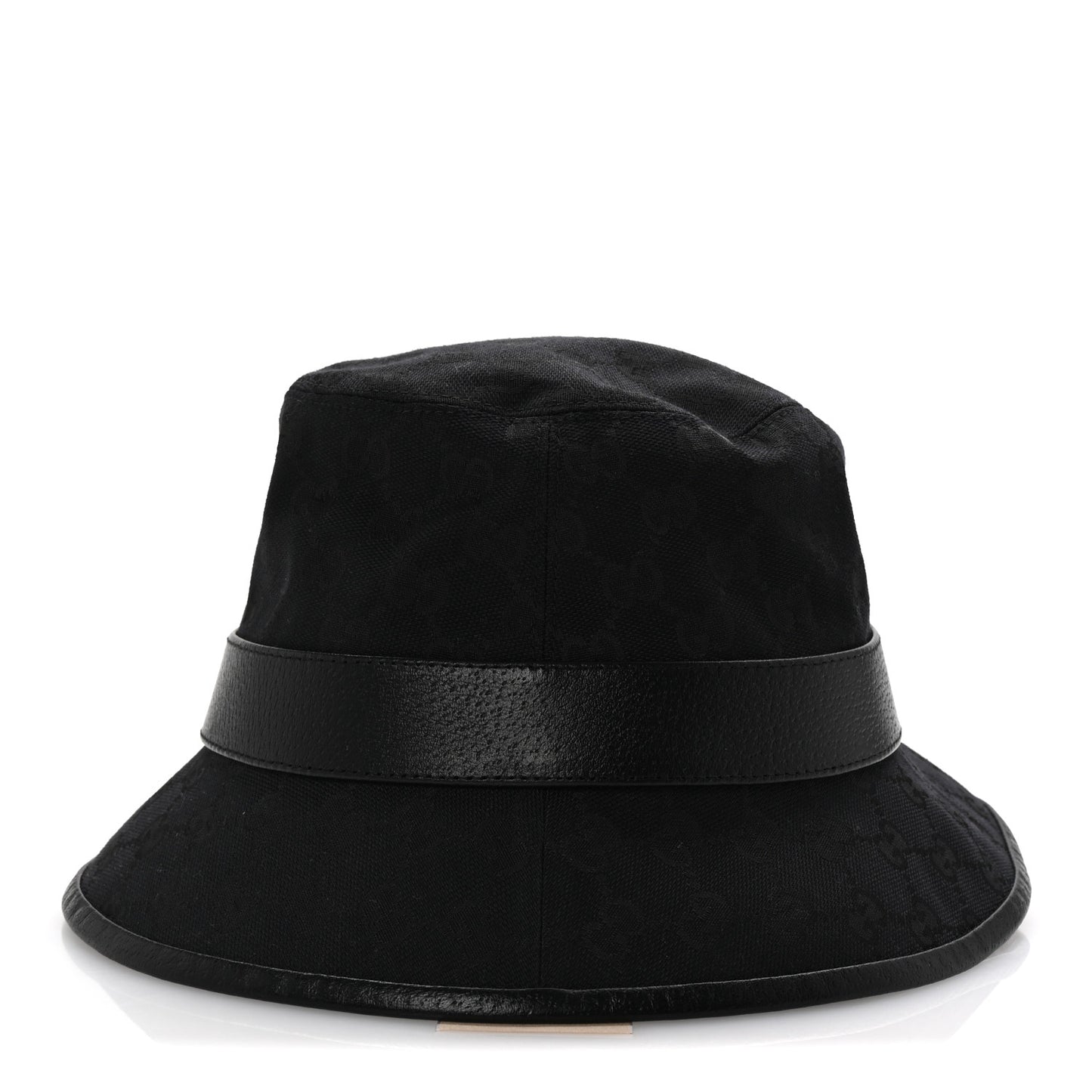 Monogram Textured Dollar Calfskin GG Jago Bucket Hat L Black