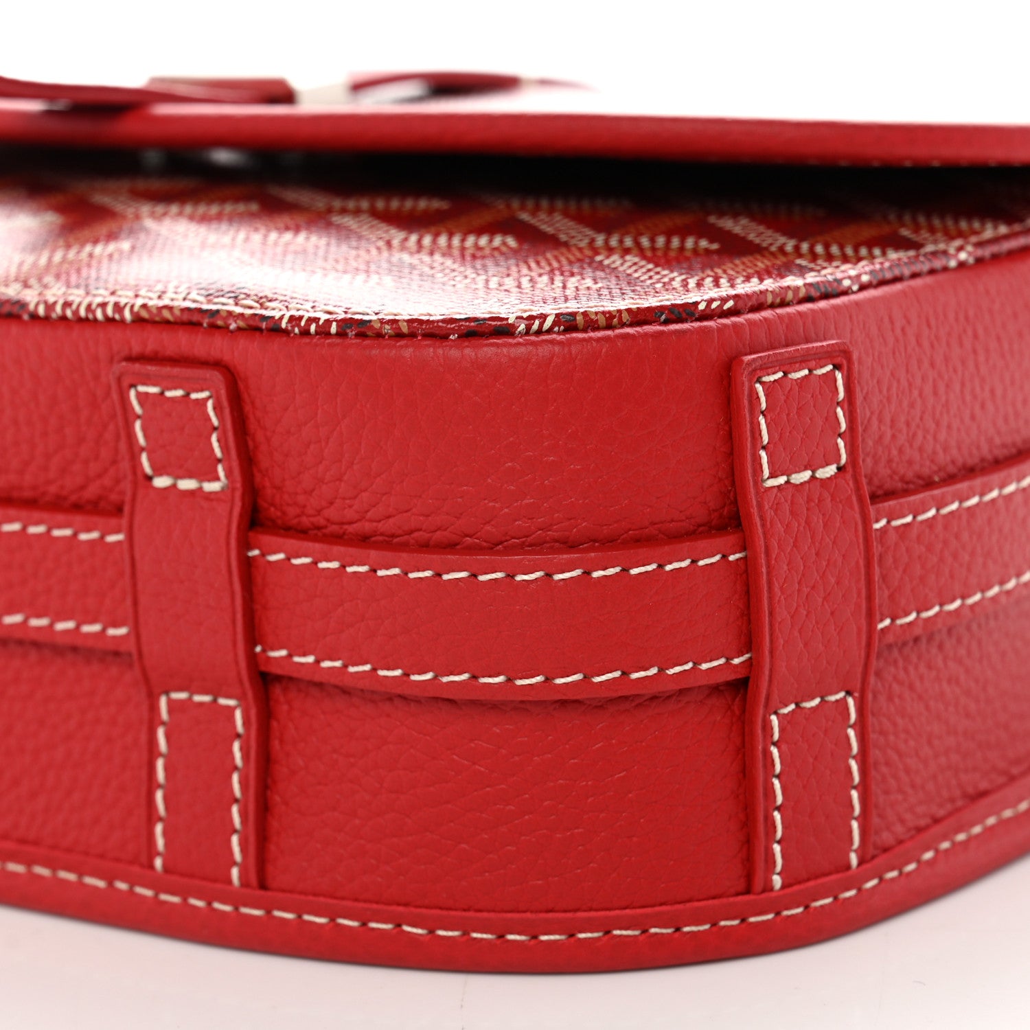 Goyard Goyardine Belvedere II PM Messenger Bag Red 8 of 9