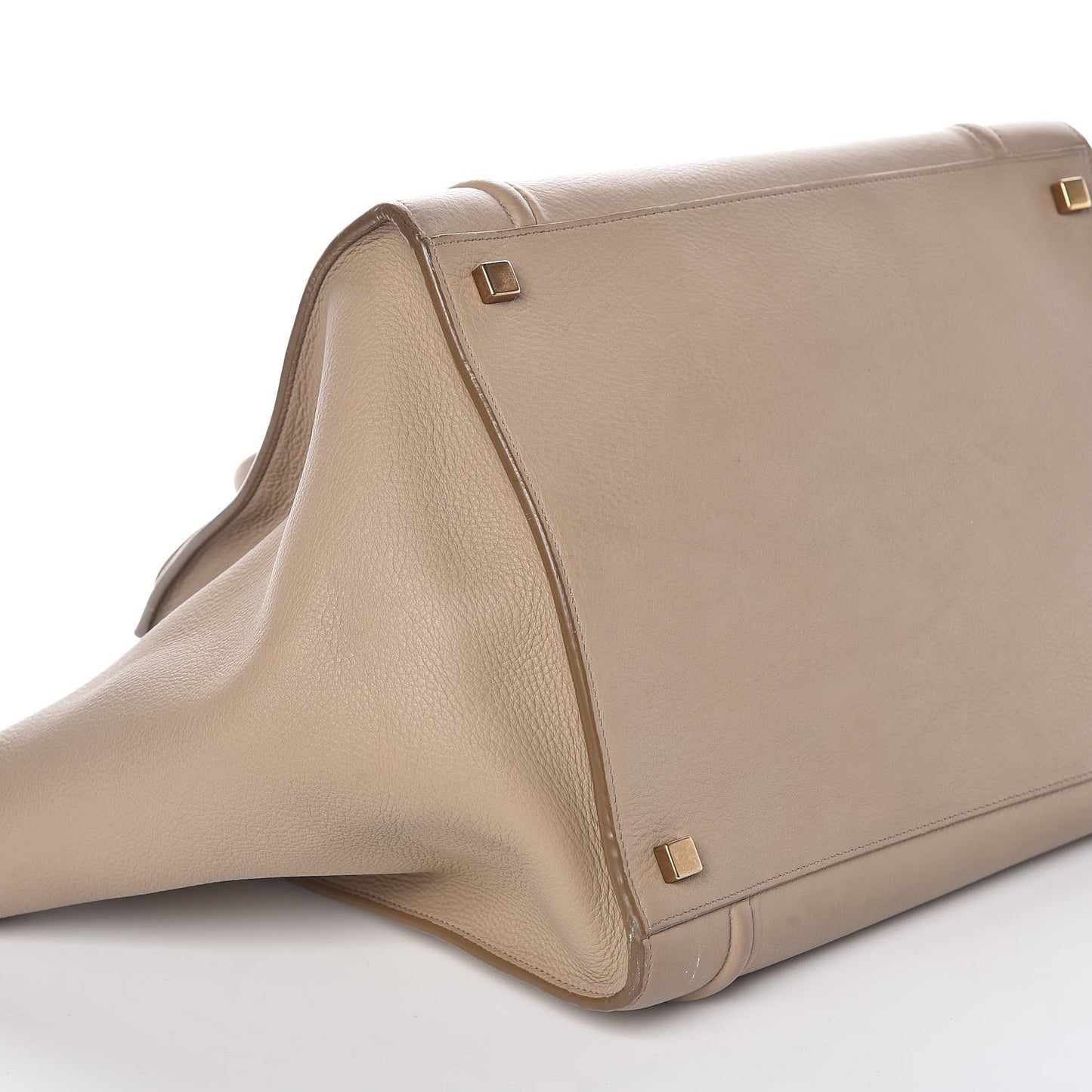 Supple Calfskin Medium Phantom Luggage Beige