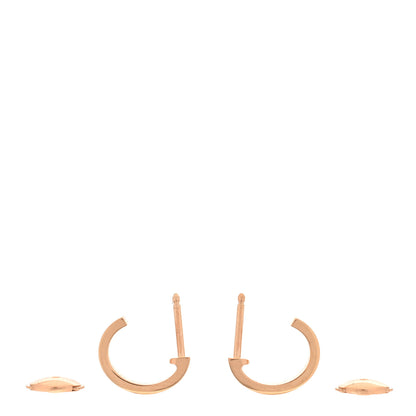Cartier 18K Pink Gold Small LOVE Hoop Earrings 3 of 5