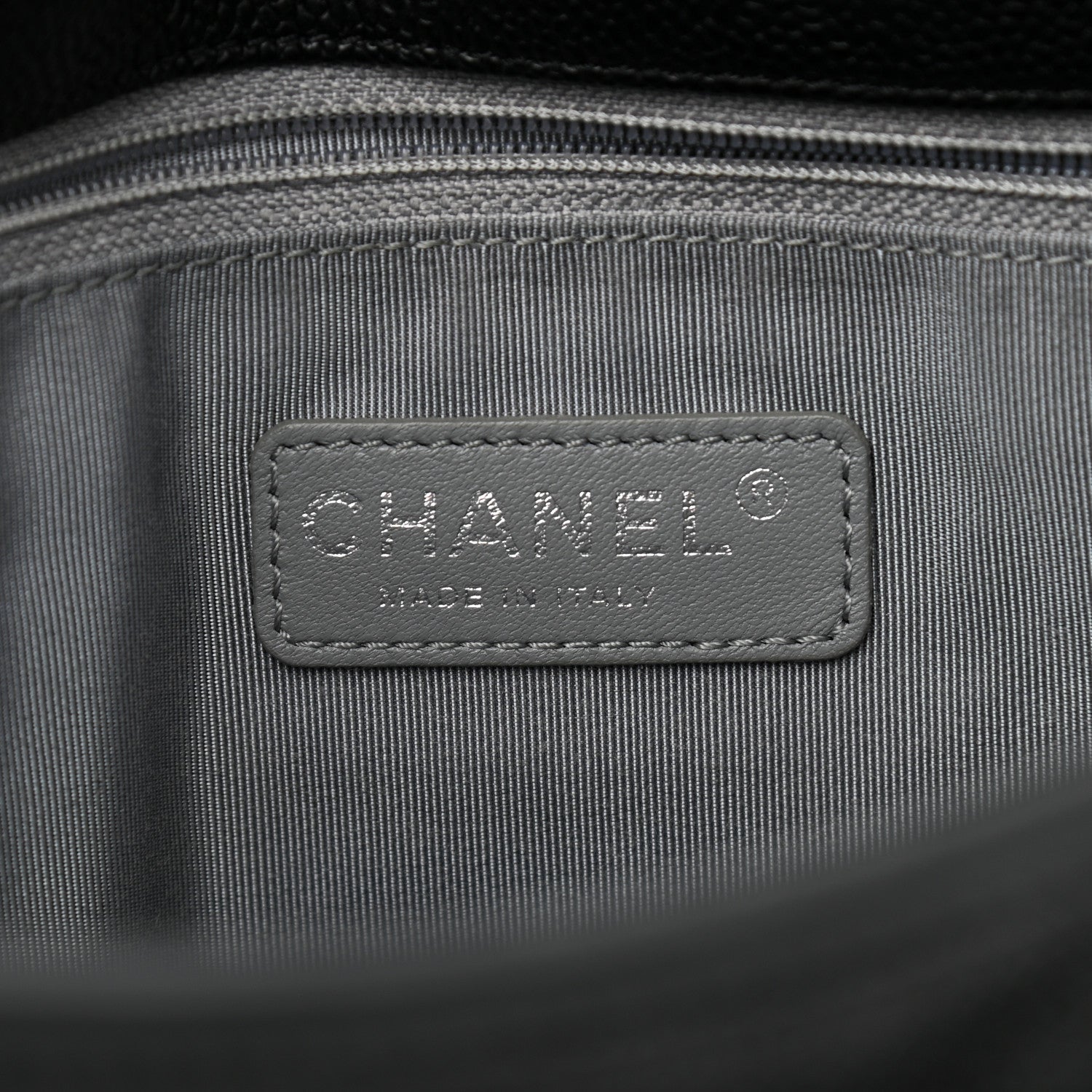 Chanel Caviar Quilted Medium French Riviera Flap Black 6 of 12