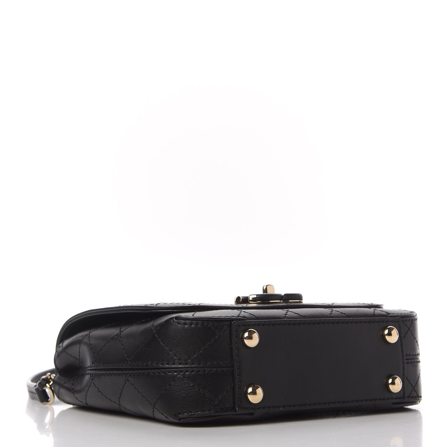 Chanel Calfskin Stitched Small Covered CC Flap Bag Black 4 of 11