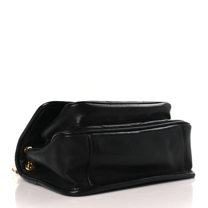Saint Laurent Lambskin Matelasse Monogram Baby Niki Chain Satchel Black 4 of 9