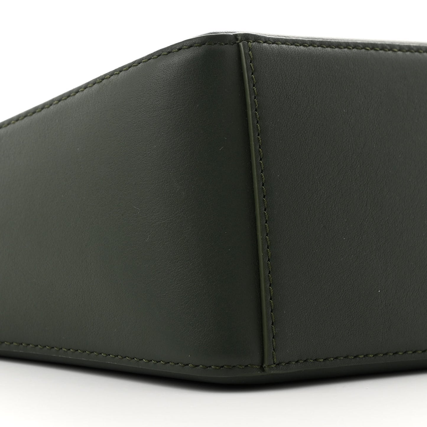 Calfskin Mini Hammock Hobo Bottle Green