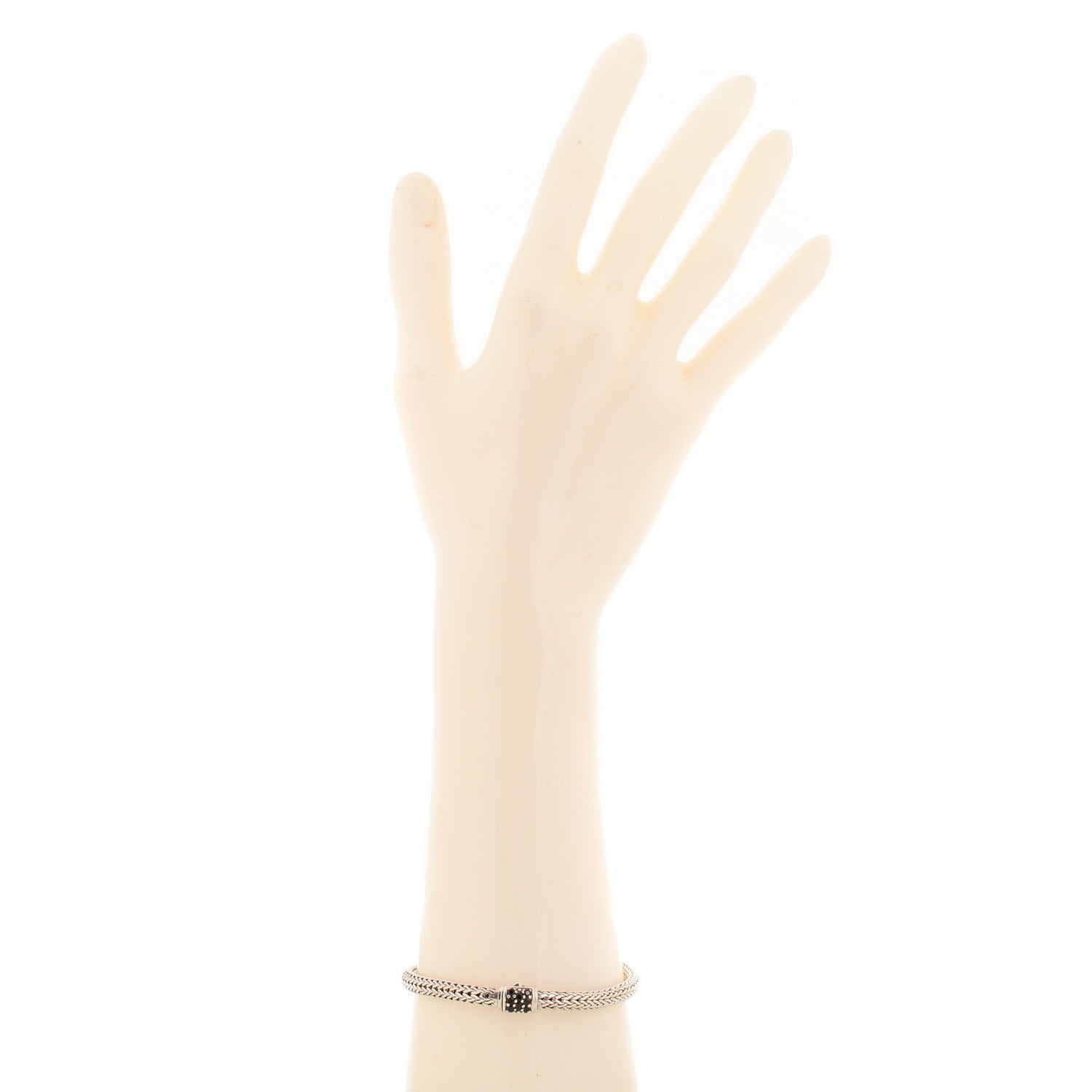 John Hardy Sterling Silver Black Sapphire 5mm Classic Chain Bracelet 2 of 7