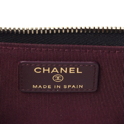 Chanel Caviar Quilted Zipped Key Holder Case Black 6 of 7
