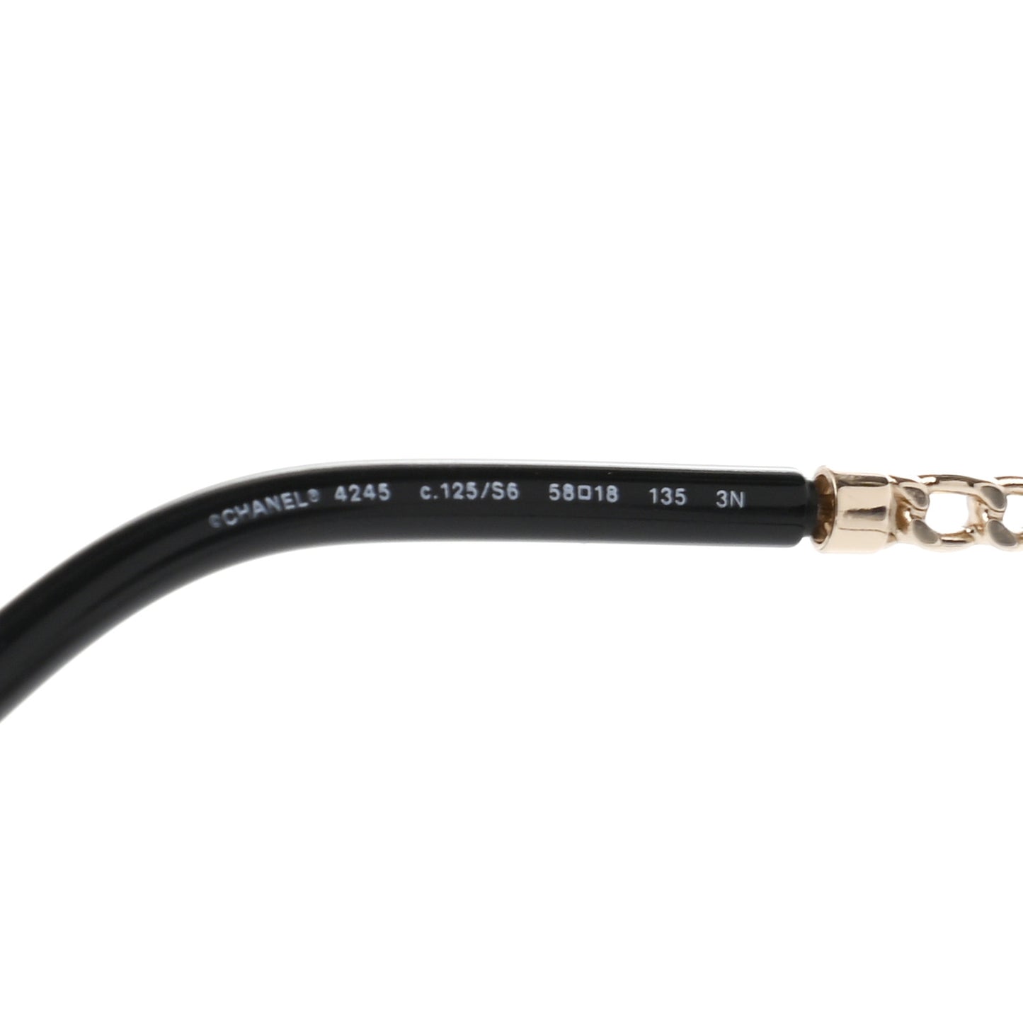 Round Chain Sunglasses 4245 Gold