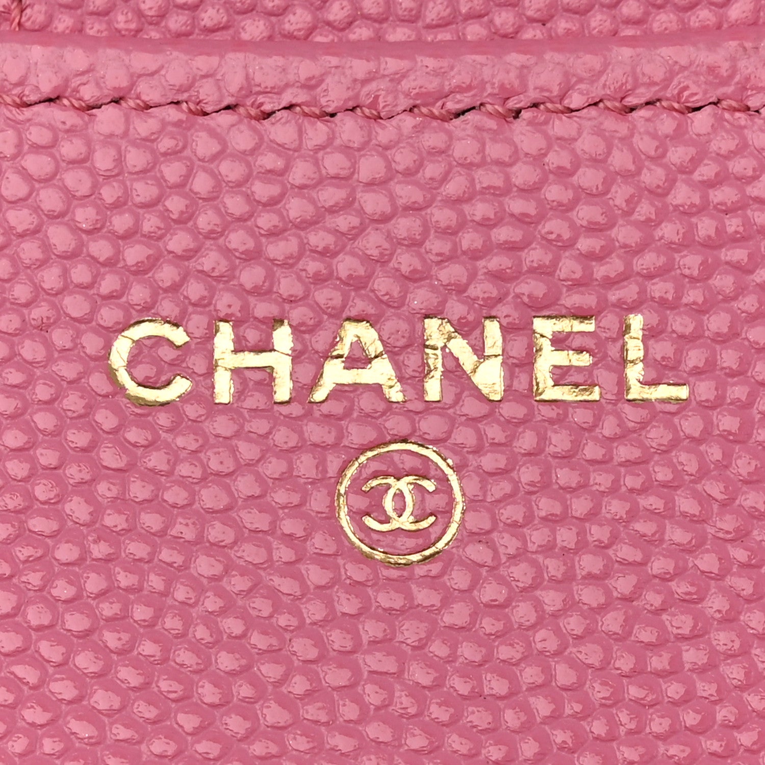 Chanel Caviar Quilted Compact Flap Wallet Pink 7 of 13