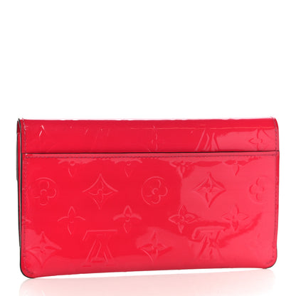 Louis Vuitton Vernis Jeanne Wallet Hot Pink 3 of 10