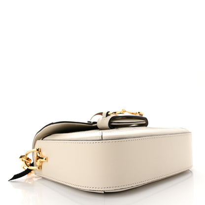 Gucci GG Supreme Monogram Web Mini Horsebit 1955 Shoulder Bag Beige Mystic White 4 of 10