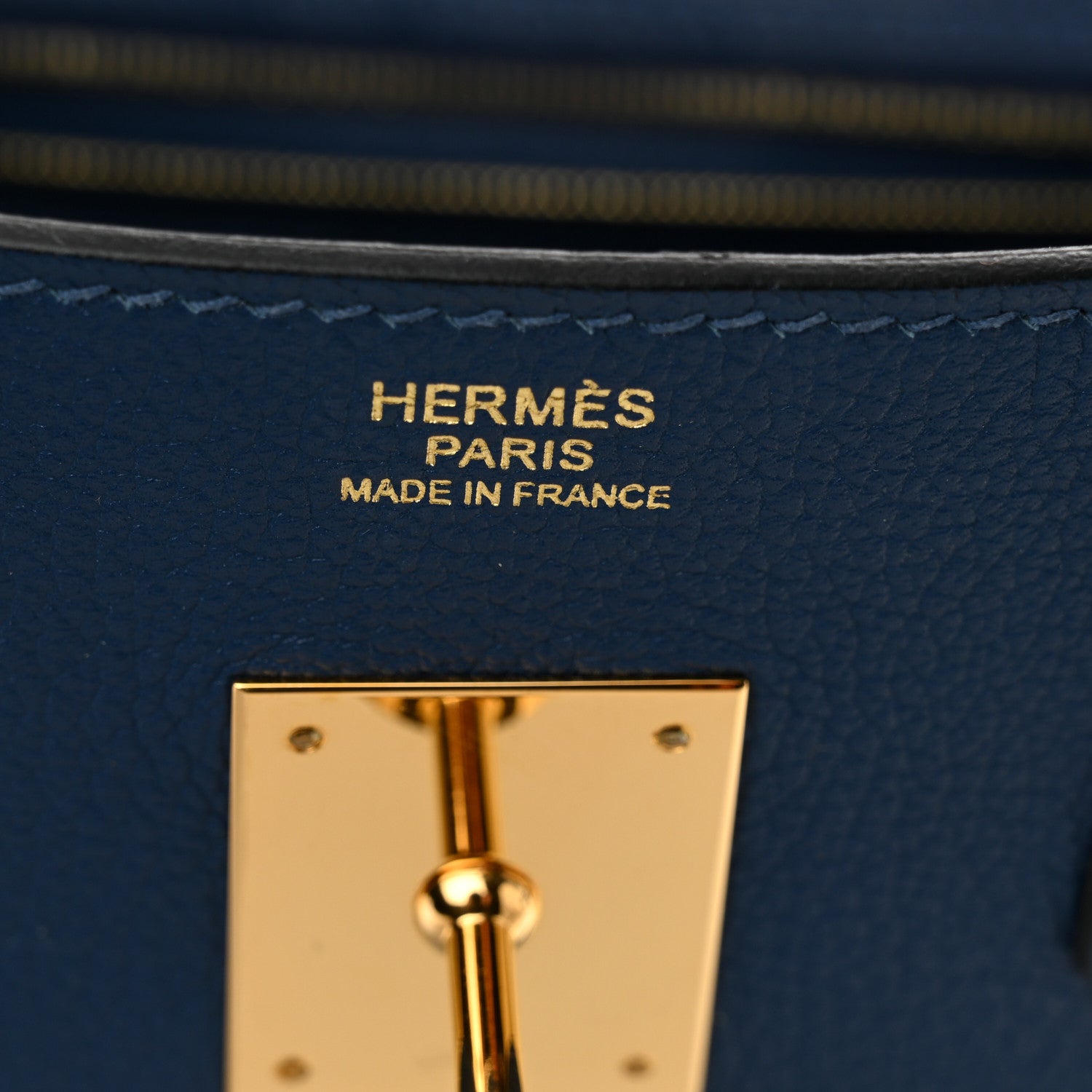 Hermes Taurillon Novillo Birkin 30 Deep Blue 6 of 12
