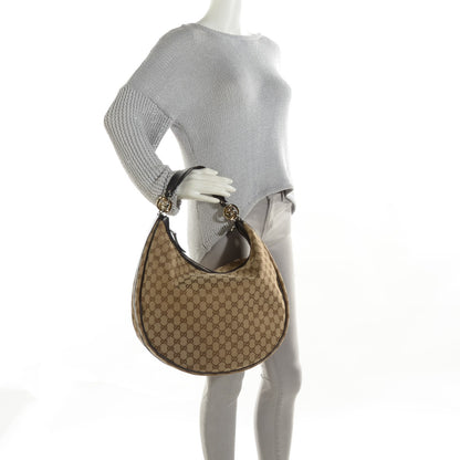 Gucci Monogram GG Twins Large Hobo Dark Brown 2 of 7