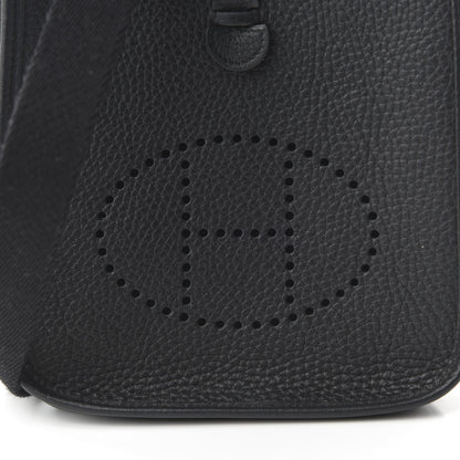 Hermes Taurillon Clemence Evelyne TPM Black 9 of 9
